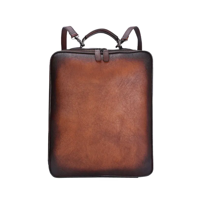 Мужской и wo мужской кожаный рюкзак большой емкости Новый мотоциклетный