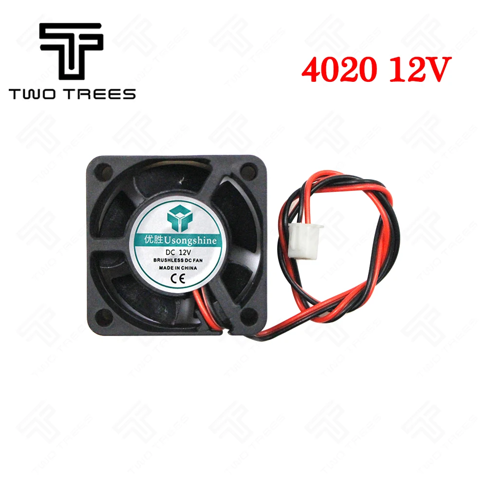 4020 CoolingFan(40*40*20 мм) 4020 5 V/12 V/24 V компьютер Процессор охладитель воздуха мини вентилятор охлаждения Малый вытяжной для Объёмный рисунок(3D-принт) 2 pin Объёмный рисунок(3D-принт) er