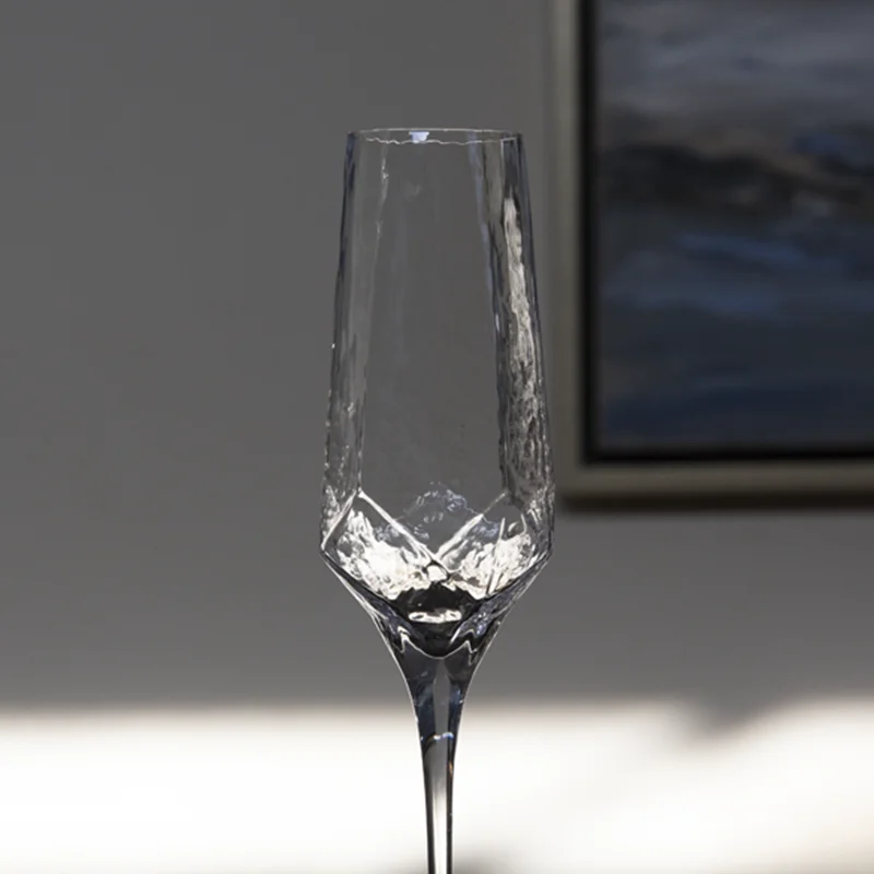 Скандинавские хрустальные бокалы для красного вина ромбовидные бокалы для вина роскошные Коктейльные Простые Вечерние бокалы для шампанского на свадьбу FF70G7