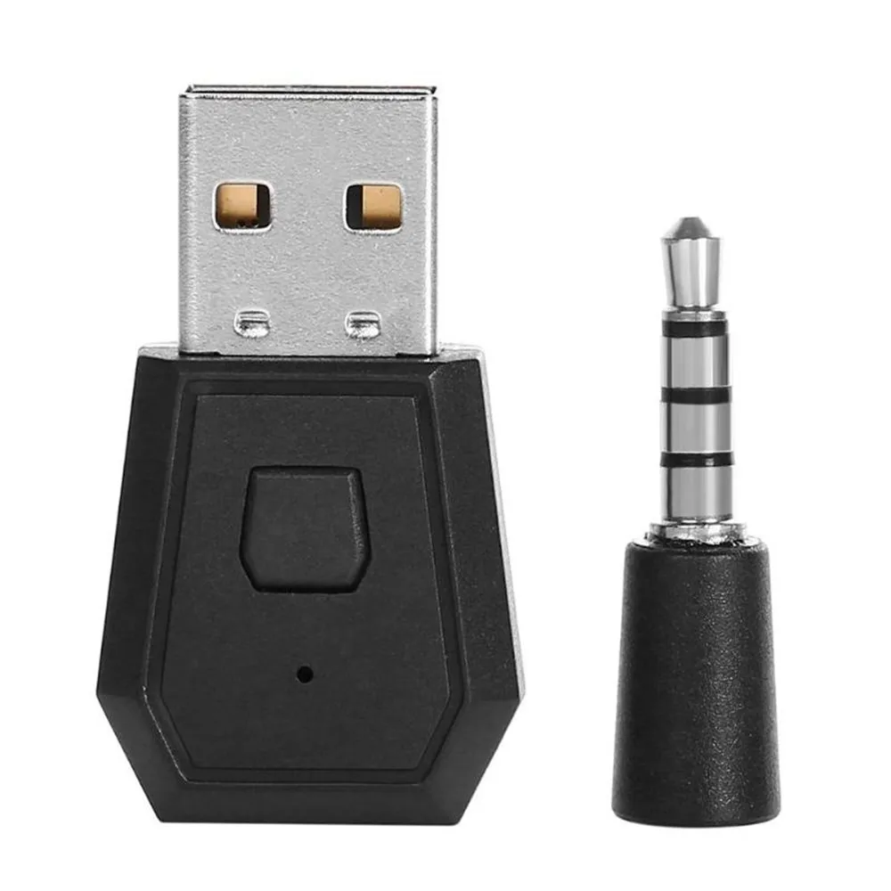 GROOMY Adaptador USB Transmisor Bluetooth para PS4 Playstation Bluetooth 4.0 Auriculares Receptor Auricular Dongle 