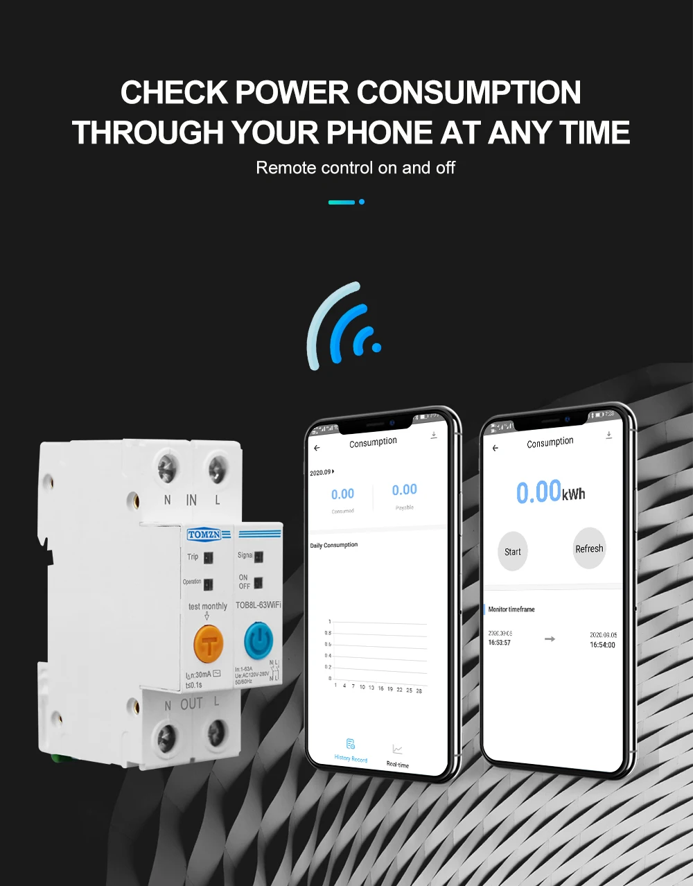 63a ewelink monofásico wifi inteligente medidor de