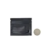 Black Color Zipper Bags Zip lock Pouch Glossy  Plastic Smell Proof Pouch 100 Pcs Small Gift Sample 1g-3.5g Powder Flower Bag 2