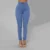 Women Solid Color Stretchy Jeans Casual High Waist Skinny Pencil Pants Fashion Slim Butt Lift Legging Black Trousers Plus Size 7