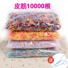 Южная Корея, Детская одноразовая повязка для волос, лента для волос, не повреждает цвет волос, Резиновая лента для волос, галстук для волос для девочек, маленький головной убор