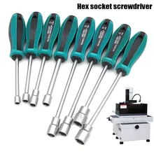 

Socket Screwdriver 3-6mm Metal Screwdriver Hex Key Socket Screwdriver Socket Screwdriver Hand Tool Home Repair Screwdriver Set