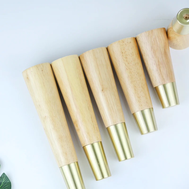 4Pcs Legs for Furniture Wooden Sofa Legs TV Ark  Cabine Coffee Table Legs Dressers Fittings Kitchen Cabinets Foot Accessories