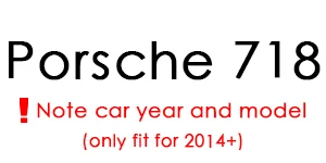 TPU черная наклейка на фары автомобиля против царапин пленка для Porsche Macan Cayenne Panamera 718 911 Boxster Cayman - Название цвета: Porsche 718