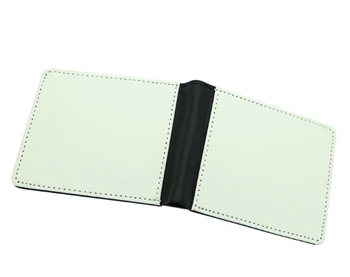

blank wallet Sublimation DIY print PU Leather Wallet print your photo two side print 10 pieces/lot
