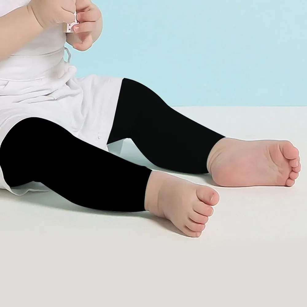 Black (3-5year) Леггинсы для новорожденных; летняя тонкая дышащая одежда для малышей - Color: Black (3-5year)