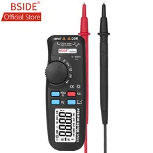 BSIDE ADM92CL цветной дисплей Цифровой мультиметр True RMS Автоматический диапазон 6000 TRMS тестер с живым проводом проверка темп диод метр комплект - Цвет: ADM92CL (Black)