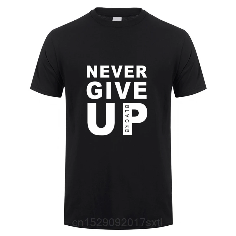 Mohamed Salah Never Give Up Футболка мужская футболка футболки с короткими рукавами Мужская футболка