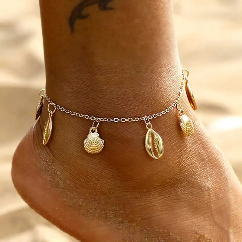 Vienkim New Shell Conch Link Chain Anklets For Women Foot Jewelry Summer Beach Barefoot Bracelet Ankle On Leg For Women 2020 Vienkim New Shell Conch Link Chain Anklets For Women Foot Jewelry Summer Beach Barefoot Bracelet Ankle On Leg For Women 2020