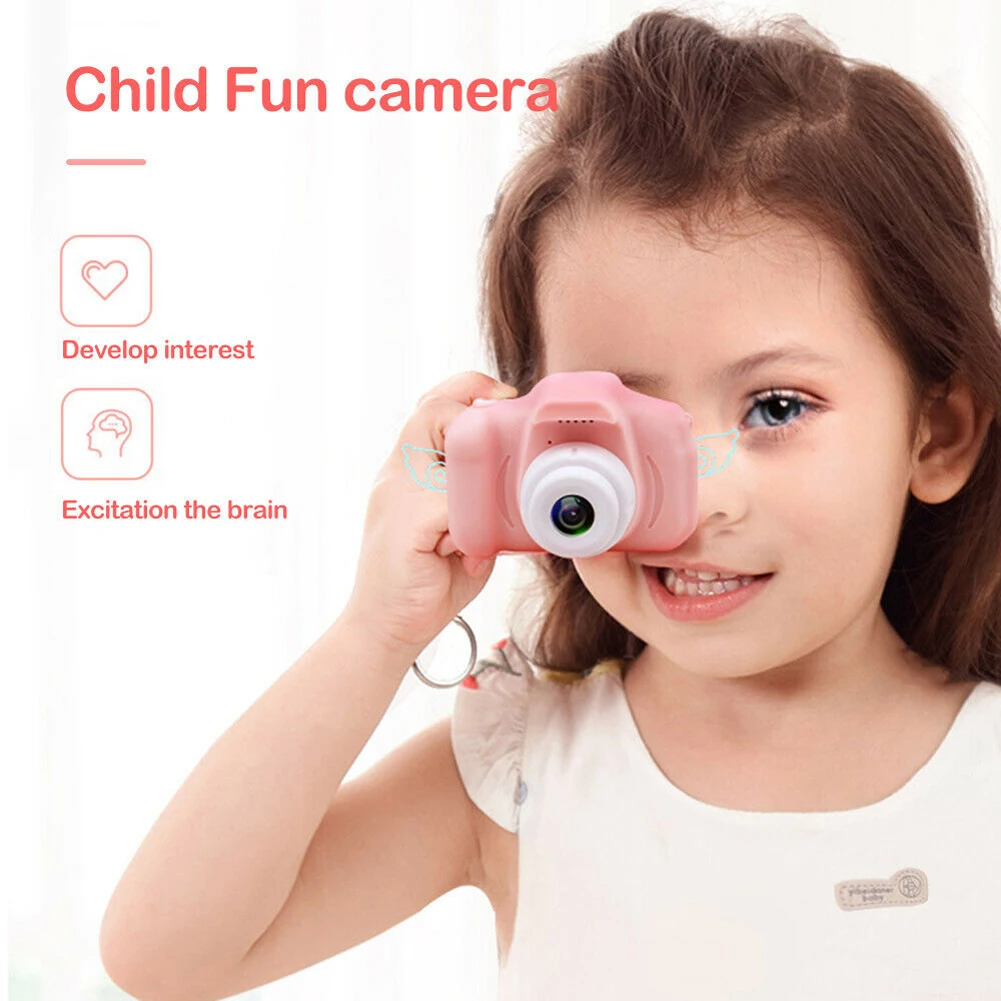 13MP 2 дюймов HD ЖК-дисплей Kinder цифровой видеокамерой 4X записывающая видеокамера с масштабированием свободного кроя в подарок
