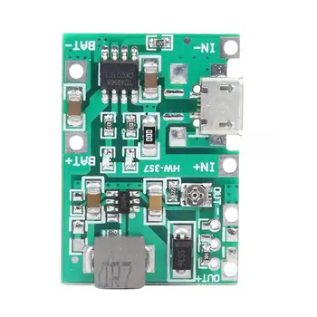 

3.7V 9V 5V 2A Adjustable Step Up 18650 Lithium Battery Charging Discharge Integrated Module Adjustable Boost Plate Step Up