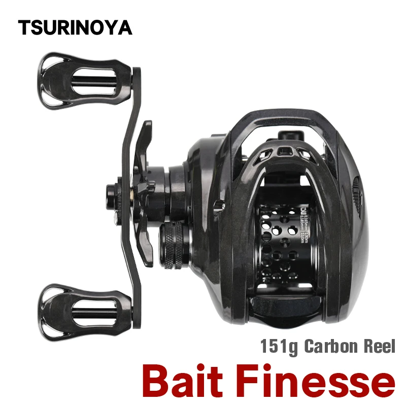 Катушка рыболовная TSURINOYA DARK WOLF 50 5 3: 1 11 шарикоподшипников 4 кг | Спорт и развлечения