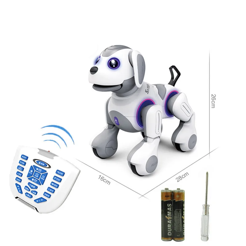 Puzzle Early Education Remote Control Robot Dog Intelligent Programming Touch Sense Singing Dancing Electric Smart RC Dog Pet 4