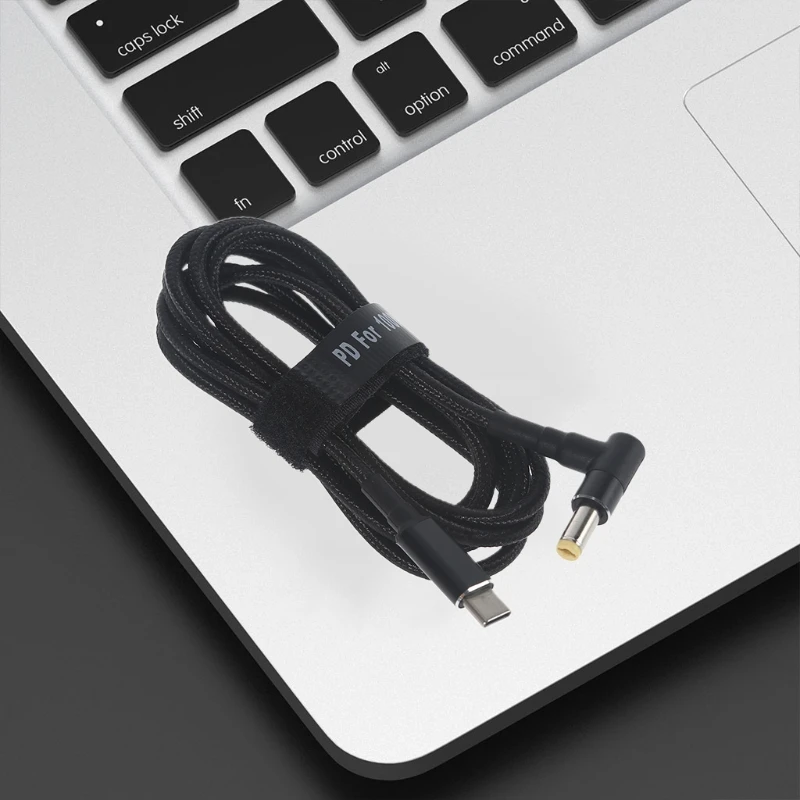 USB Typ C USB-C zu DC 18,5-20V 5,5x1,7mm Power Stecker PD Emulator Trigger Kabel für Laptop – Detail 4