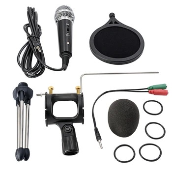 

B.BMIC Usb Microphone Professional Condenser Microphone Omnidirectional Podcast Microphone with Stand for Karaoke Youtube Game