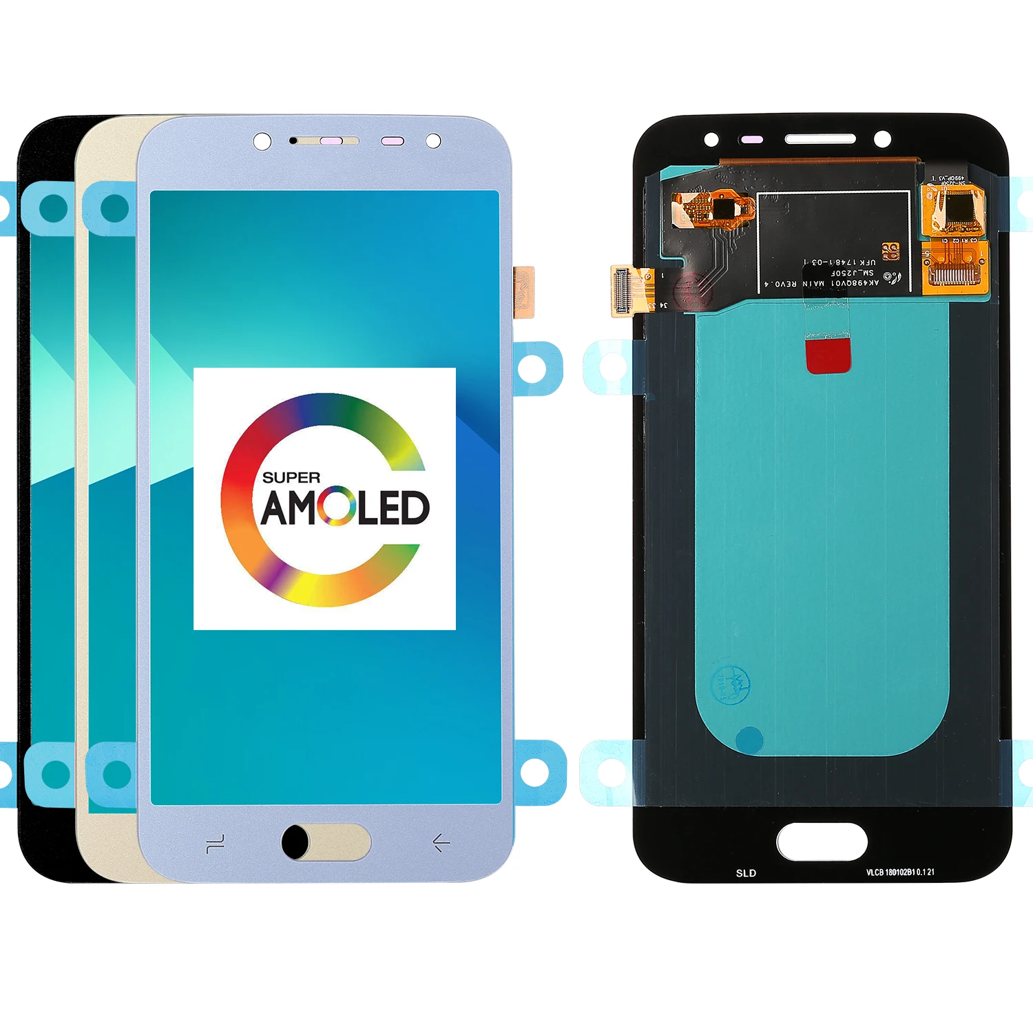 5.0&quotSuper Amoled LCD For Samsung Galaxy J2 pro 2018 J250 SM-J250F High Quality Display with Touch Screen Digitizer Assembly | Мобильные