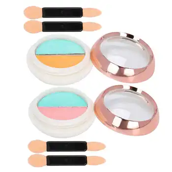 

Nail Sticker Nails Accessoires 2pcs Dual Color Mirror Nail Powder Nail Art Glitter Pigment Powder Manicure Tool Nail Art