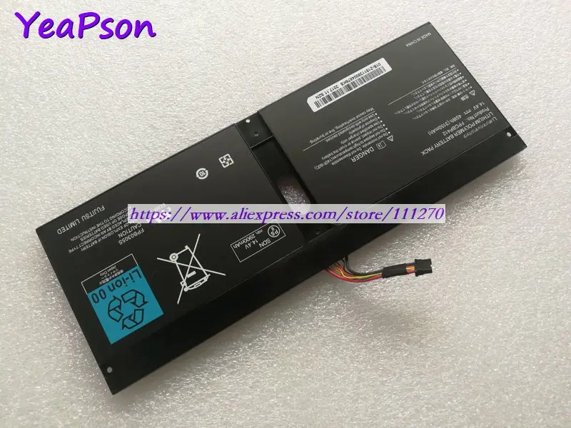 Yeapson FPCBP412 FPB0305S 14 4 V 3150mAh 45Wh настоящая аккумуляторная батарея для ноутбука Fujitsu LifeBook