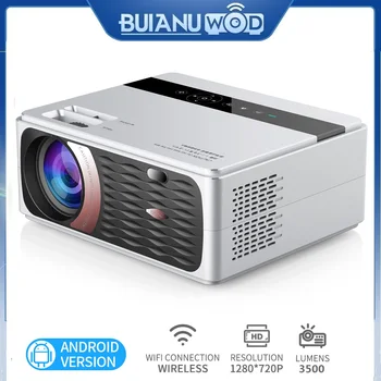 

BUIANUWOD CP600 Home Theater 720P 3500 lumens LED 180'' Projector HDMI Full HD 1080P 3D Video WIFI Android Bluetooth Proyector