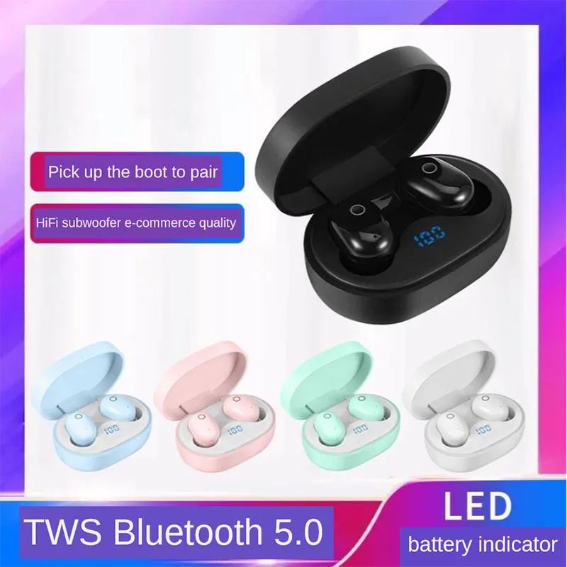 TWS Bluetooth 5 0 Earphones DT 8 Charging Box Wireless Headphone 9D Stereo Sports Waterproof Earbuds Headsets With Microphone