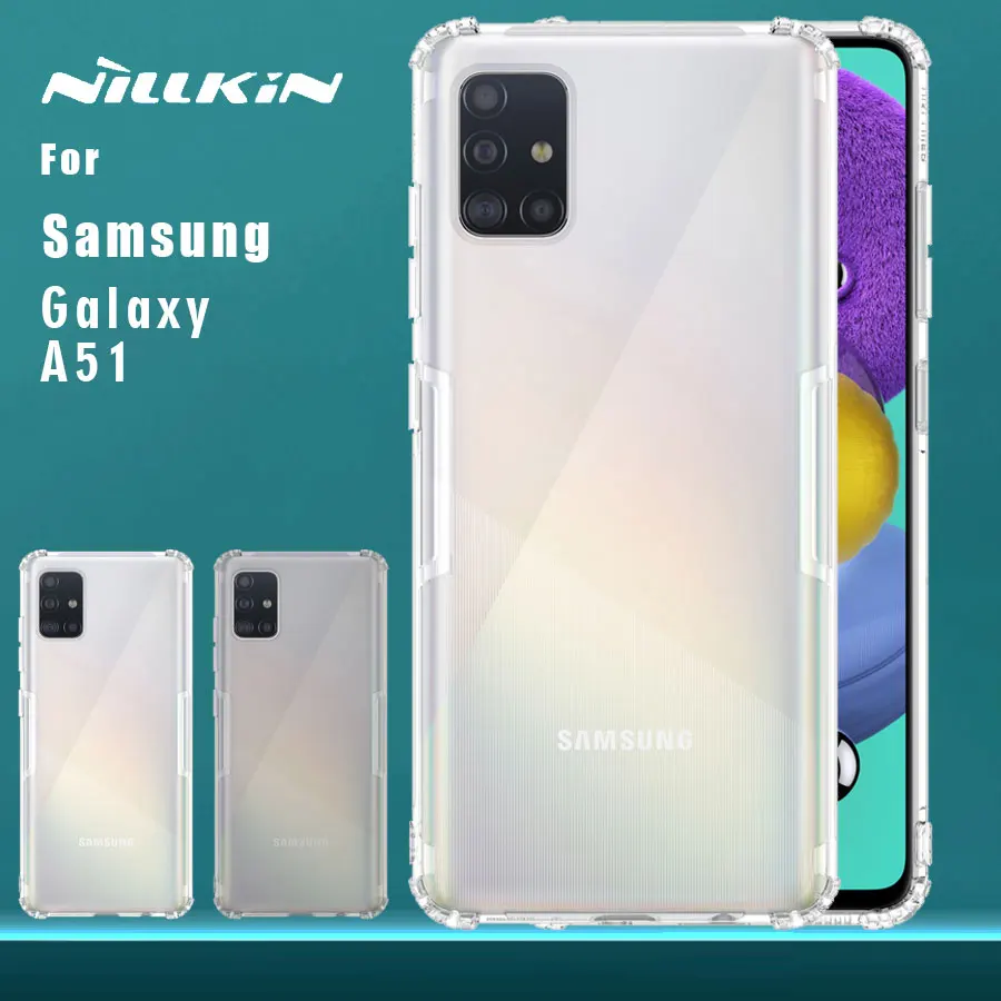Чехол Nillkin для Samsung Galaxy A51 Ультратонкий чехол из ТПУ 0 6 мм телефона силиконовый