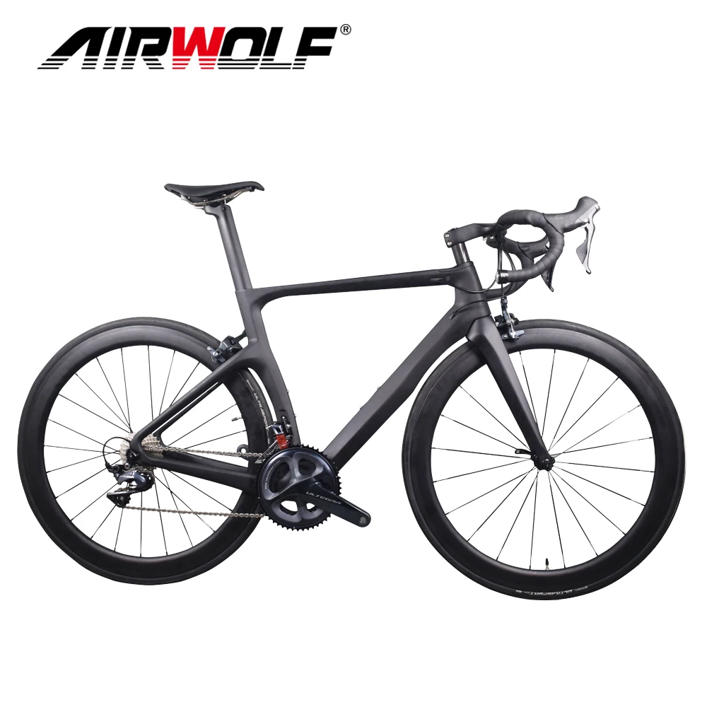 Discount Complete carbon road bike include carbon wheels/handlebar/ Shiman-o original groupset NK1K  carbon fiber road racing bike 1