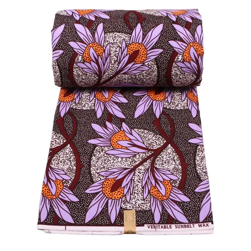 New High quality African wax prints fabric wax cotton With dress fabric Batik Veritable wax