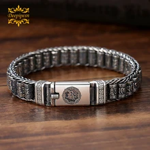 Men Silver Bracelet Mantra Chinese-Style Retro Transport A-Gift-Accessory Prayer-Wheel