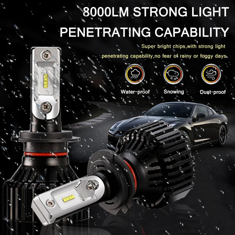 Ampoule LED H4 12 W 10 - 30 Volts couleur blanche 6000° k 7,5 W