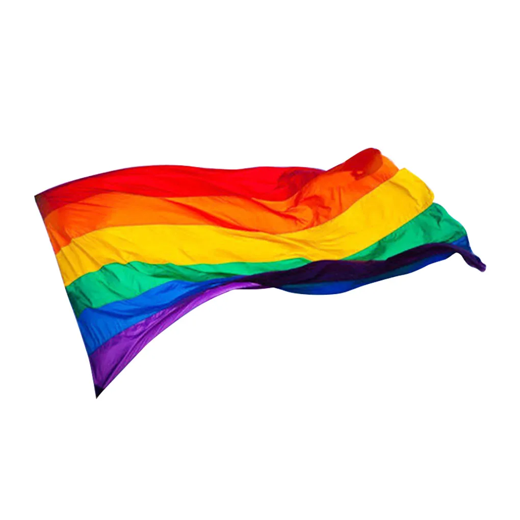 

90x150cm LGBT Flag For Lesbian Gay Pride Colorful Rainbow Flag For Gay Home Decor Gay Friendly LGBT Pride Flag Home decorative