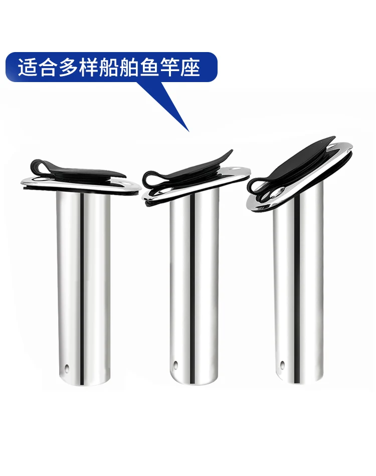 Boat Accessories Marine 2 Flush Mount 15 30 90Degrees Fish Rod Holder Marine Grade Stainless Steel Boat Fishing