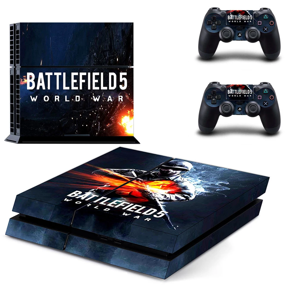 Игра Battlefield наклейка для PS4 виниловые наклейки Набор sony Playstation 4 консоль и два