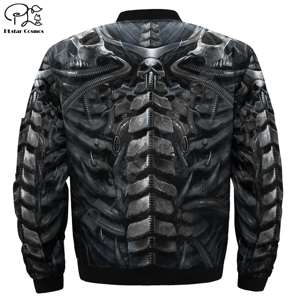 Рисунок 2 - Куртка-бомбер унисекс с 3D-принтом черепа