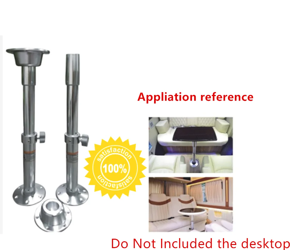 

Automobiles RV table lift bar foot Pedestals adjustable height Aluminium alloy table leg mechanism mount stand for home, mpv v