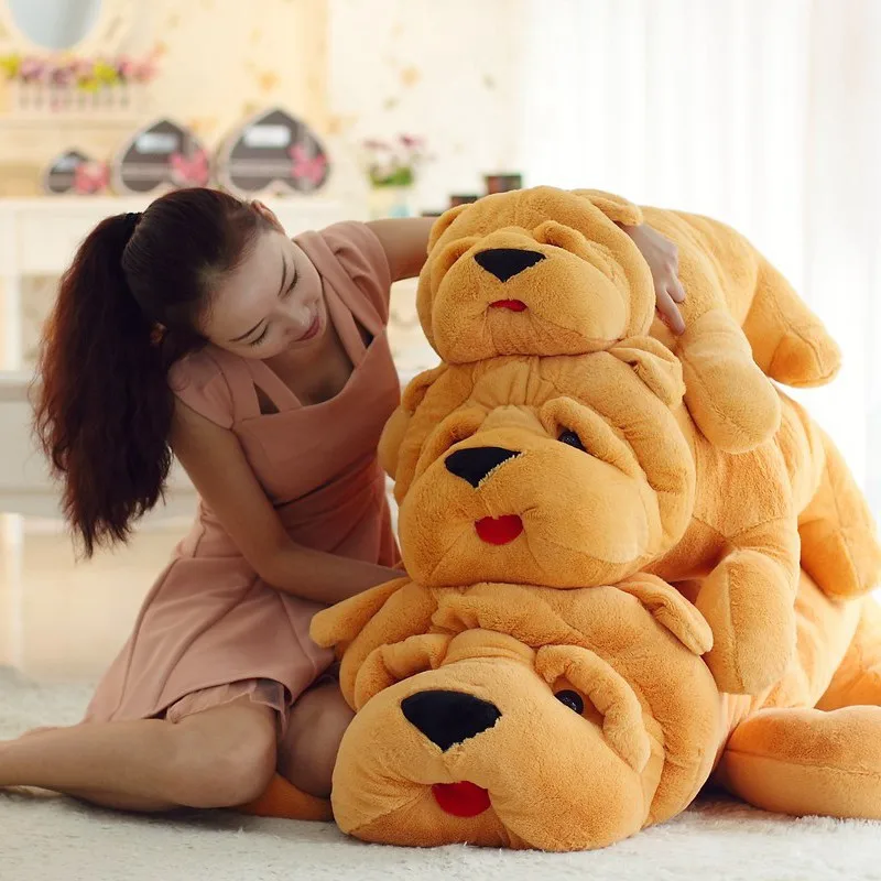 

Year of the Dog Mascot New Year Gift Spring Festival Gift New Style Shar Pei Dog Plush Toy Dog