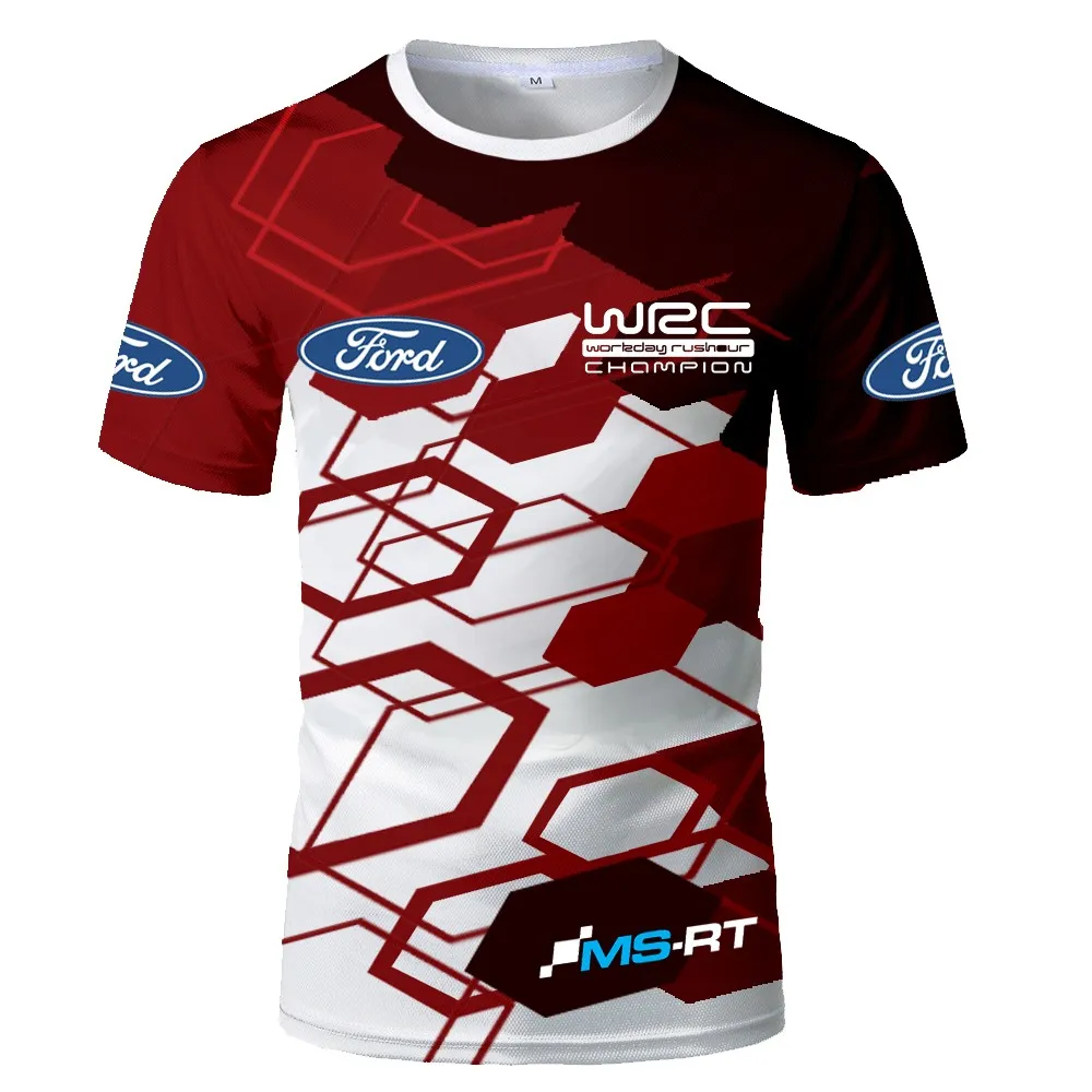 Car Icon Men'S T-Shirt 3d Printing Short-Sleeved Red Racing Logo Pattern O-Neck Oversized T-Shirt For Men And Women Sportswear Car Icon Men'S T-Shirt 3d Printing Short-Sleeved Red Racing Logo Pattern O-Neck Oversized T-Shirt For Men And Women Sportswear