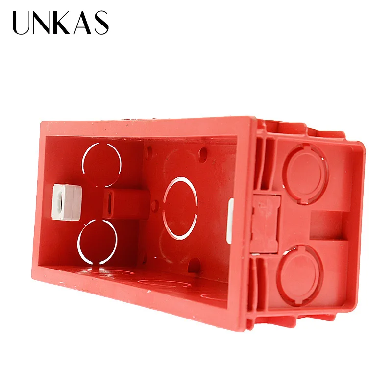 Internal Mounting Box Back Cassette for Wall Light Touch Switch and USB Socket 144mm*67.5mm