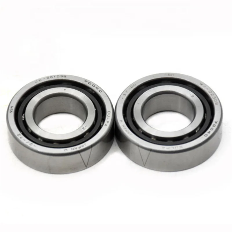 NSK Brand  1 Pair 7004 H7004C 2RZ P4 DT A 20x42x12 20x42x24 Sealed Angular Contact Bearings Speed Spindle Bearings CNC ABEC-7