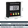 New 3 In 1 360° Electronic Digital Level Box Protractor Magnetic Base Angle Finder Bubble Backlight Angle Ruler Measuring Tools 2