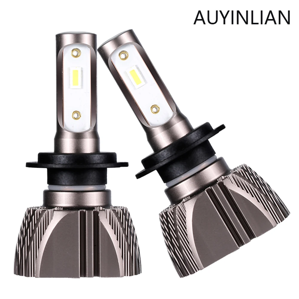 

Light bulbs H7 Led canbus Car Headlight Fanless H7 55W Bulb H11 H4 Led 9005 HB3 9006 HB4 H1 H3 880 881 H8 Lamp 12V Auto 4800LM