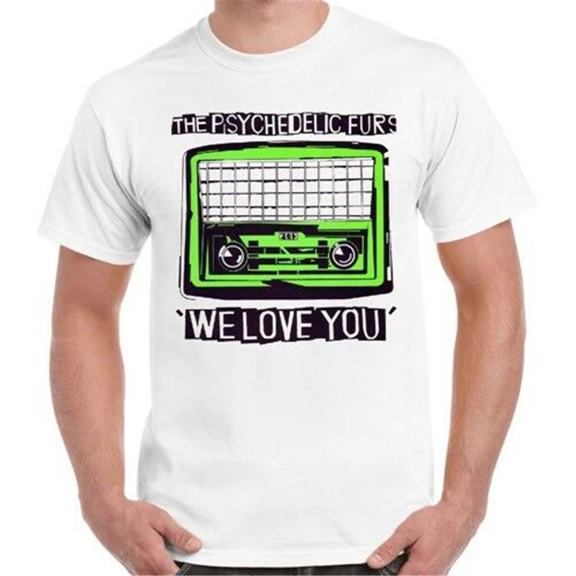 The Psychedelic Furs We Love You Rock Retro T Shirt 200 Loose Size Top Tee |