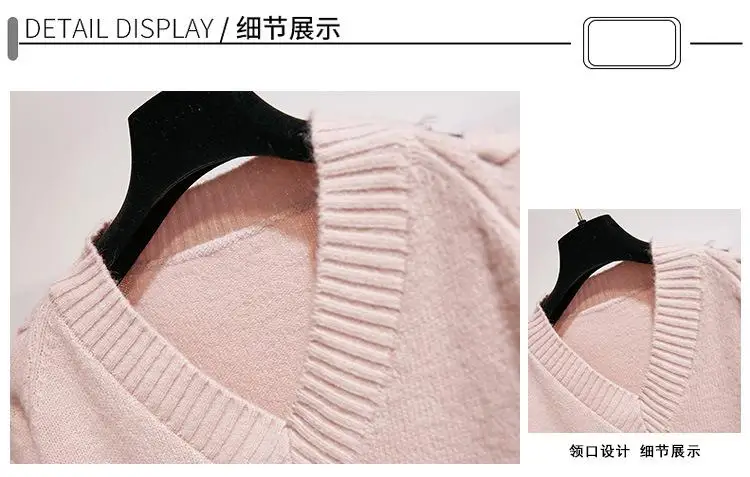 ICHOIX, комплект мини-юбки в клетку, корейский стиль, Женский комплект из 2 предметов, для девочек, для студентов, повседневный милый комплект из 2 предметов женский зимний комплект со свитером