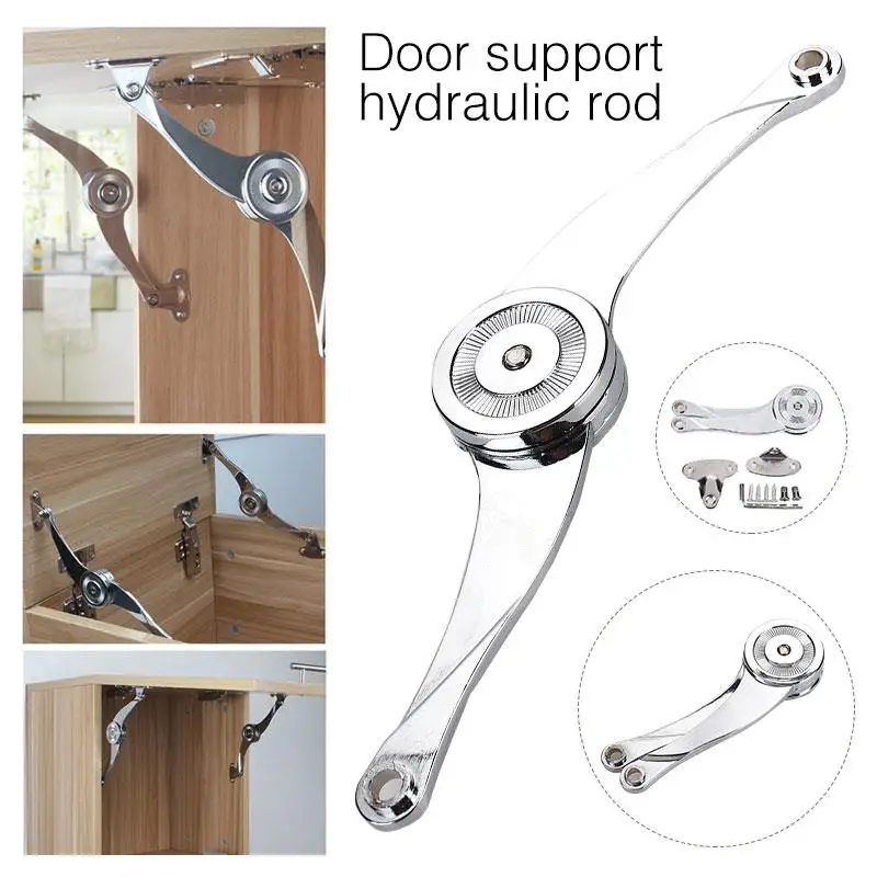 

Zinc Alloy Silver Door Support Rods Support Rod Portable Hardware Accessories Cabinets Lift Hinge Practical Durable