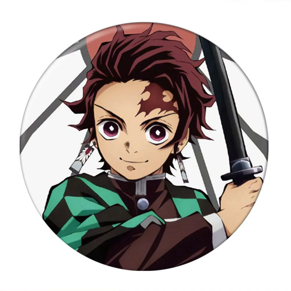 Demon Slayer Anime Broches, Kimetsu No Yaiba, Kamado Tanjirou, Coletar  desenhos animados, Mochilas, Bolsas, Emblemas, Botão, Pins de broche