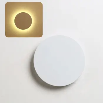 

Indoor LED Living Room Wall Lamp Living Room Simple Wall Hanging Decoration Lamp Home Lighting Staircase Lamp Round 85-245 V