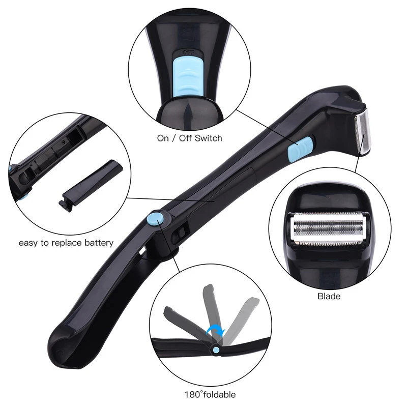 electric back hair shaver