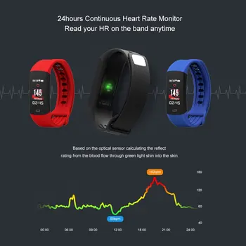

B6 Color Screen Smart Band Waterproof Fitness Tracker Heart Rate Monitor For IOS For Android Support Remote Camera
